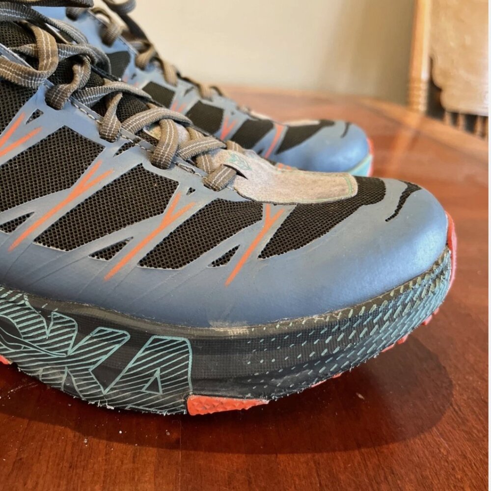 Hoka Speedgoat Mid 2 WP Stormy Weather Waterproof Hiking Sneakers Mens Size 9.5 - Picture 8 of 10